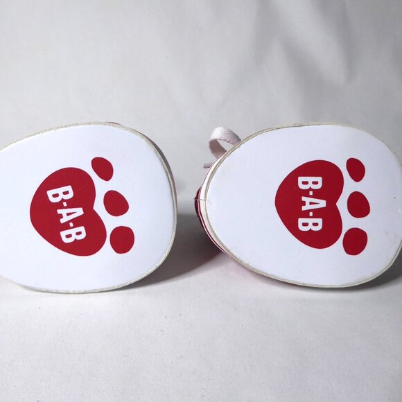 BUILD -A-BEAR WORKSHOP BAB RED CONVERSE STYLE HIGH TOP CANVAS DOLL SHOES (NEW) - Picture 7 of 8